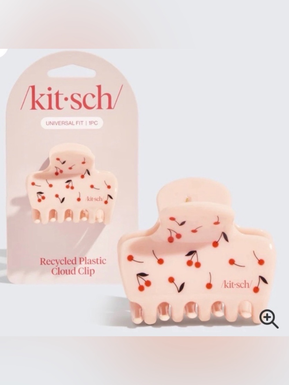 NEW • Kitsch Cherry Print Cloud Claw • Limited Edition + Viral Color/Print
